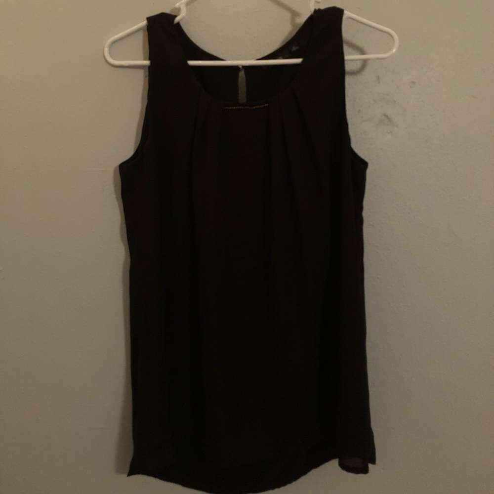 Black professional tank top